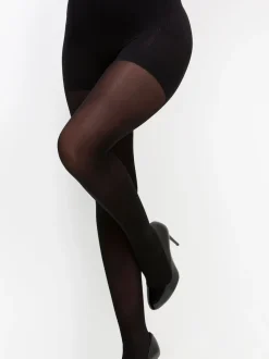 Pour Moi Black Definitions 40 Denier Shaping Control Tights