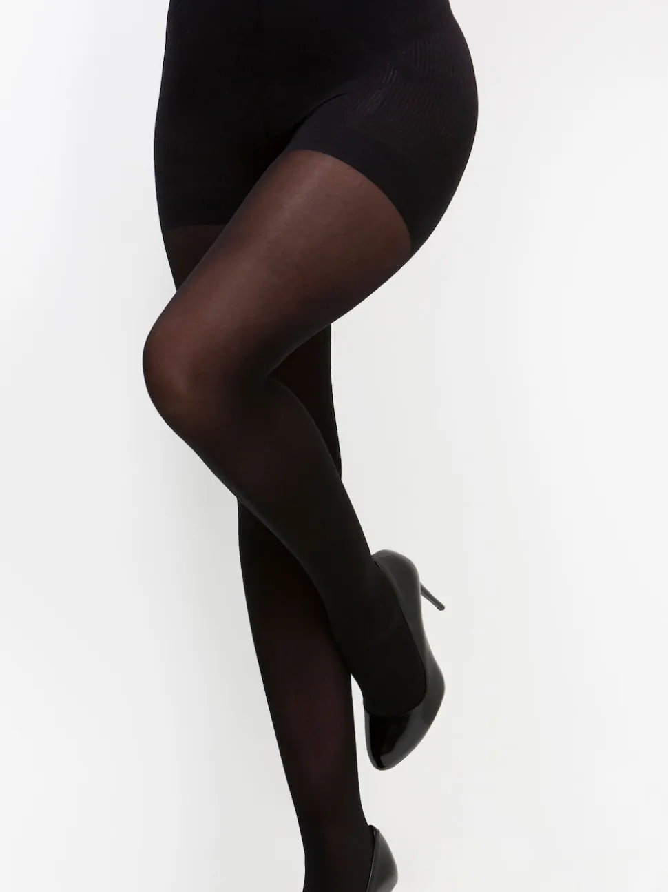 Pour Moi Black Definitions 40 Denier Shaping Control Tights