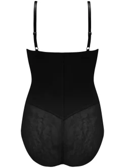 Pour Moi Black Effortless Tummy Control Wear Your Own Bra Body Shapewear