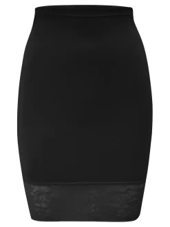 Pour Moi Black Effortless Tummy Control Half Slip Shapewear