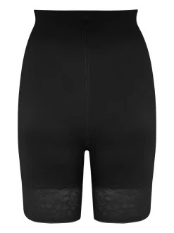 Pour Moi Black Effortless Tummy Control Thigh Slimmer Shapewear