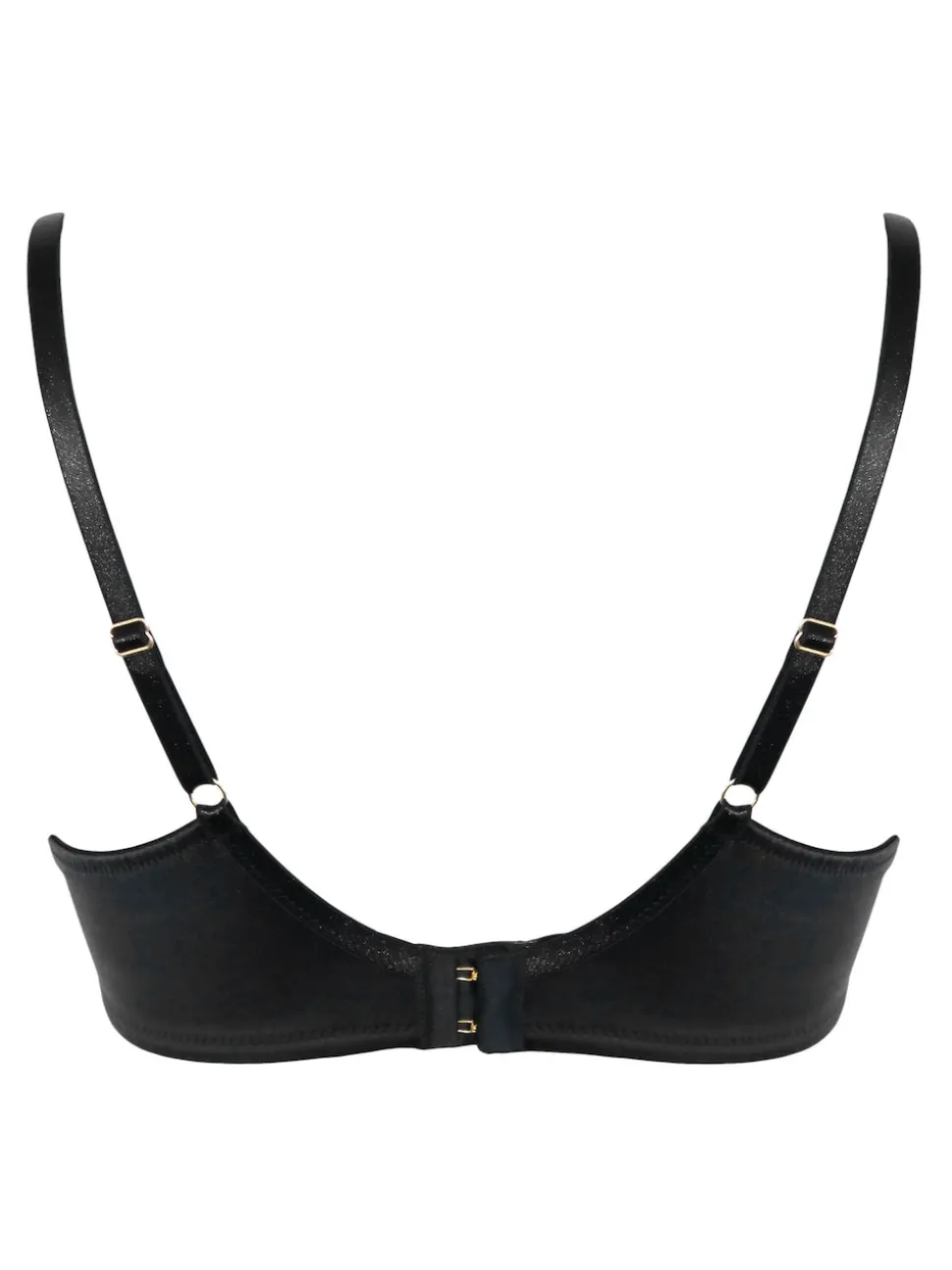 Pour Moi Black Ember Embroidered Non Padded Underwired Bra