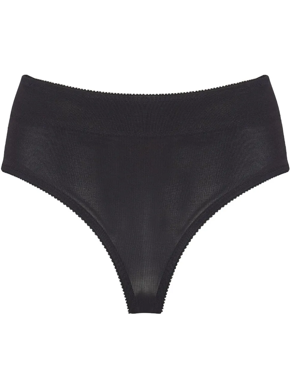 Pour Moi Black Hourglass Shapewear Firm Tummy Control Thong