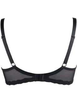 Pour Moi Black Luxe Linear Contour Lightly Padded Bra