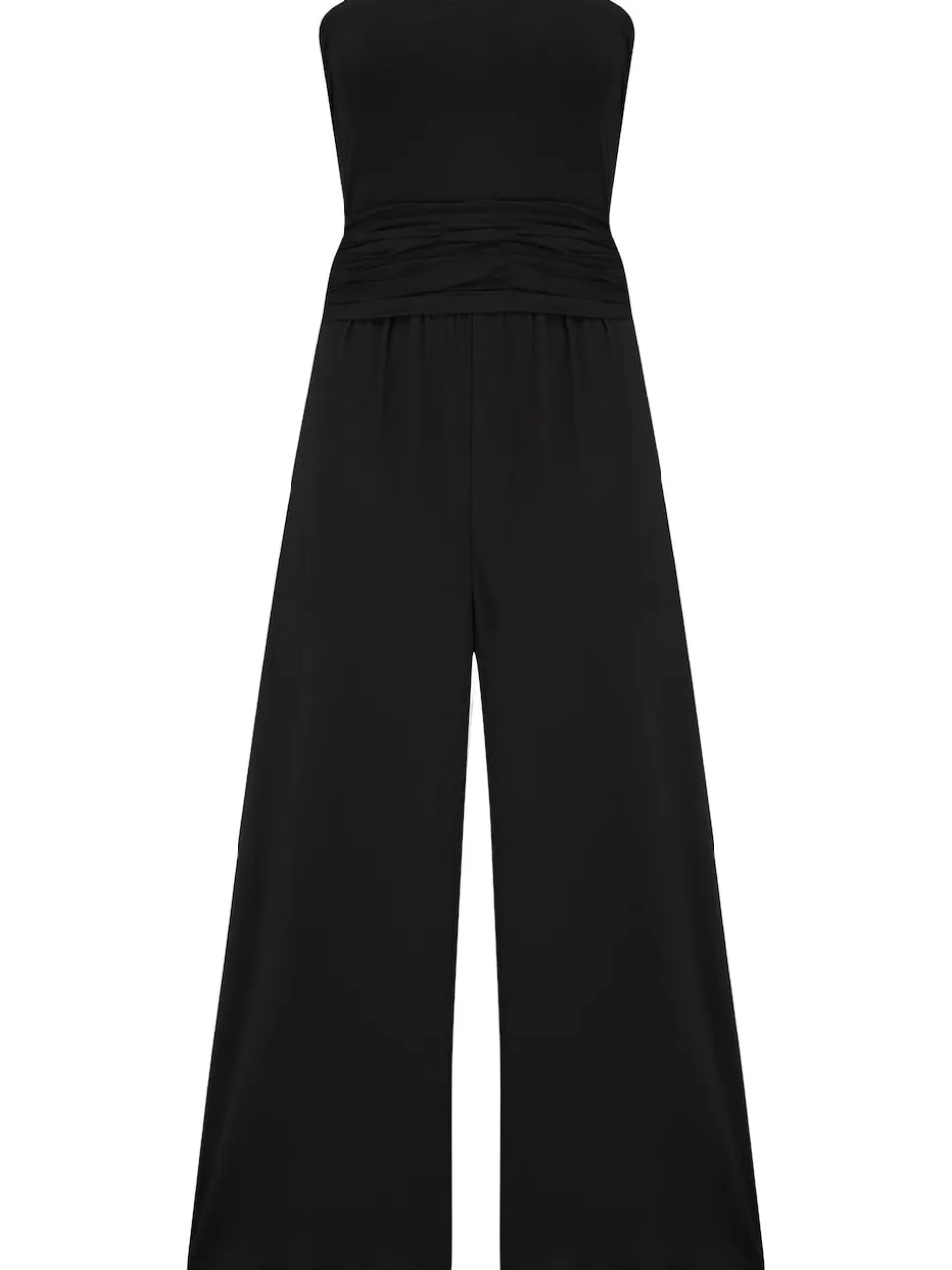 Pour Moi Black Multiway Jersey Beach Jumpsuit with Viscose