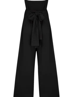 Pour Moi Black Multiway Jersey Beach Jumpsuit with Viscose