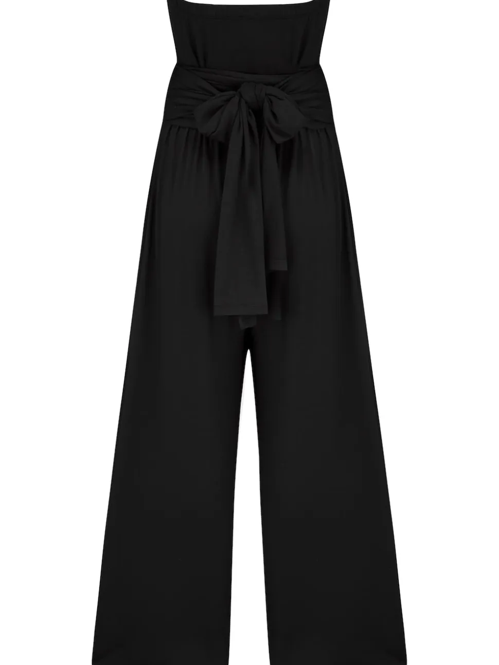 Pour Moi Black Multiway Jersey Beach Jumpsuit with Viscose