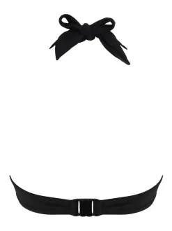 Pour Moi Black Non Padded Maya Bay Underwired Tie Bikini Top