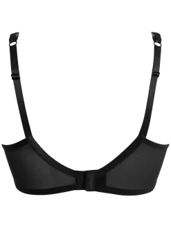 Pour Moi Black Non Padded Ooo La La Underwired Bra