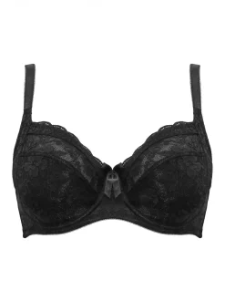Pour Moi Black Non Padded Rebel Bra