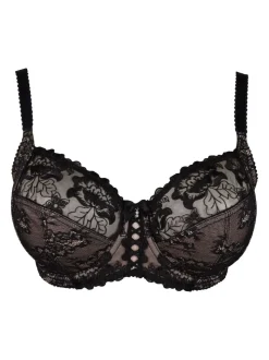 Pour Moi Black Non Padded Sofia Bra