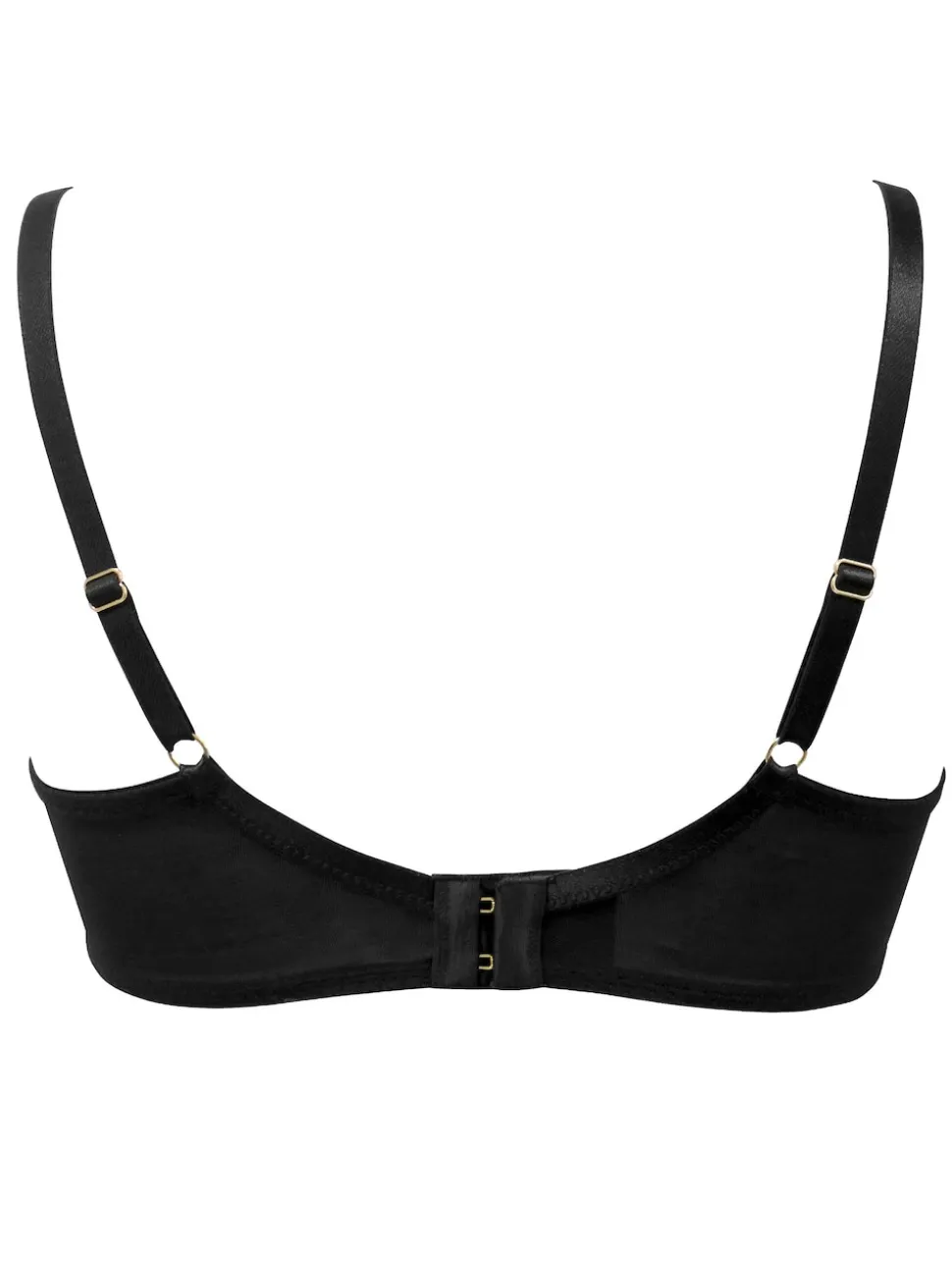 Pour Moi Black Non-Padded India Eyelash Lace Bra