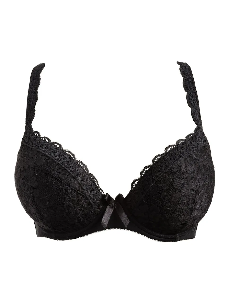 Pour Moi Black Padded Rebel Bra