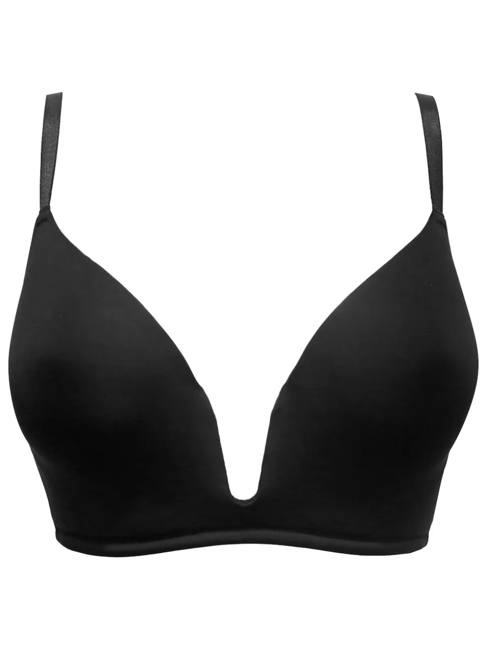 Pour Moi Black Plunge Definitions Bra