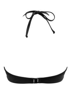 Pour Moi Black Plunge St Barts Bikini Top