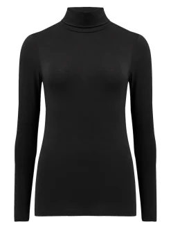 Pour Moi Black Roll Neck Second Skin Thermal