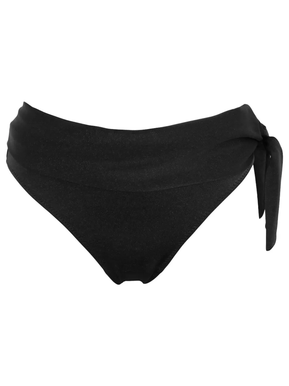 Pour Moi Black Roll Top St Kitts Bikini Bottoms