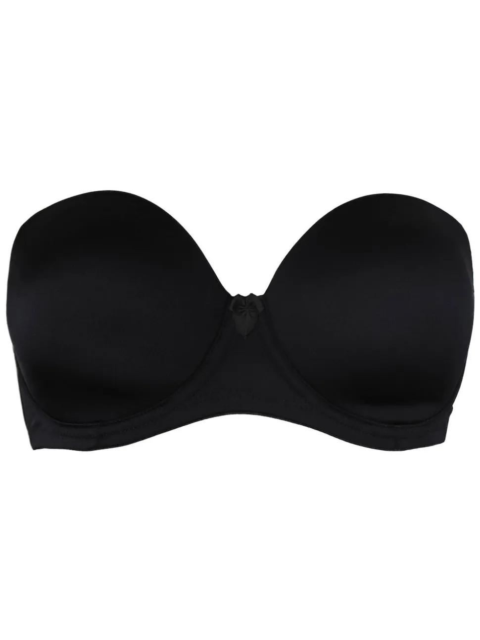 Pour Moi Black Strapless Definitions Bra