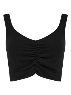 Pour Moi Black The Buttery Soft Moves With You Yoga Bra