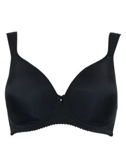 Pour Moi Black Tropez Full Coverage Memory Foam T-Shirt Bra