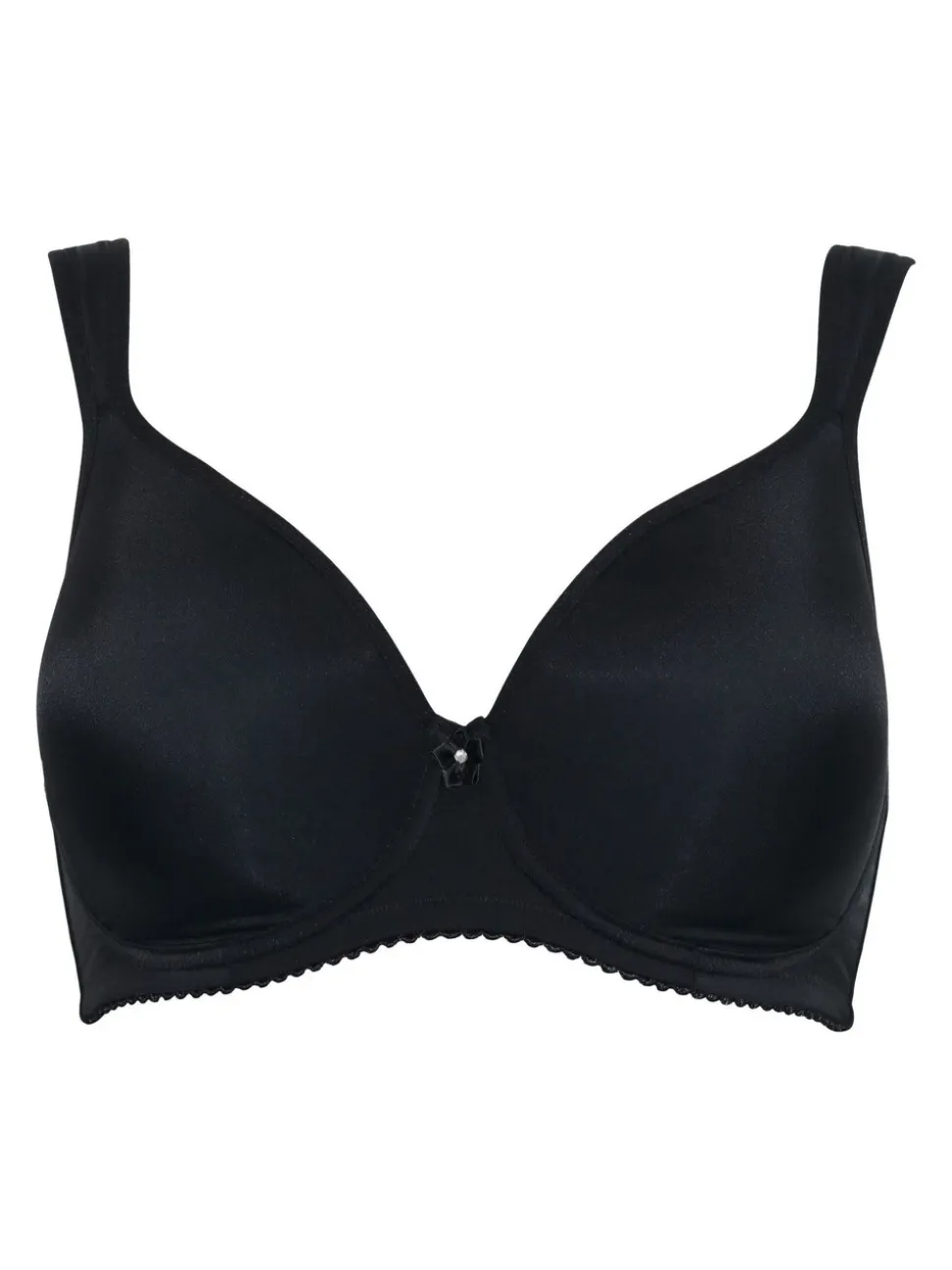 Pour Moi Black Tropez Full Coverage Memory Foam T-Shirt Bra