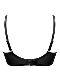 Pour Moi Black/Red Non Padded Desire Lightly Underwired Bra