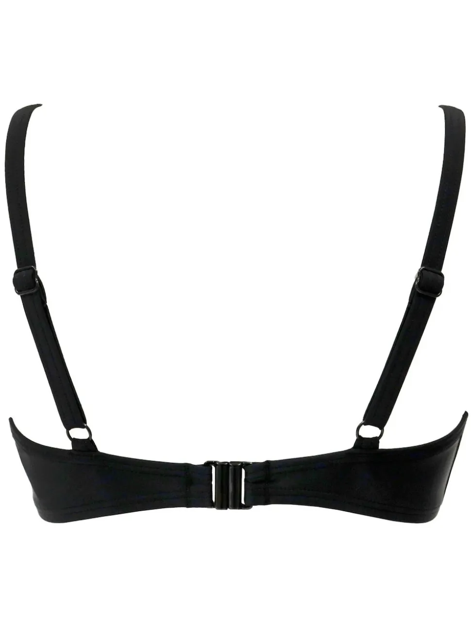 Pour Moi Charcoal Black Balcony Free Spirit Bikini Top