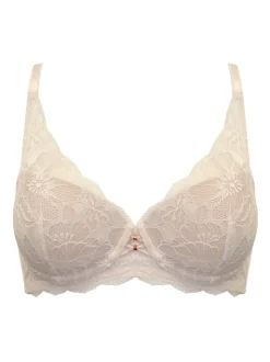 Pour Moi Cream Padded Atelier Lace Underwired Bra