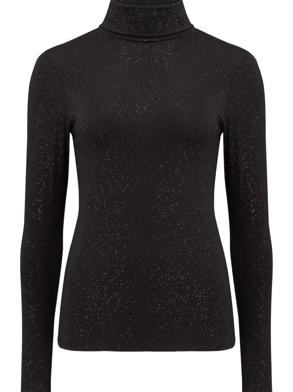 Pour Moi Glitter Black Roll Neck Second Skin Thermal