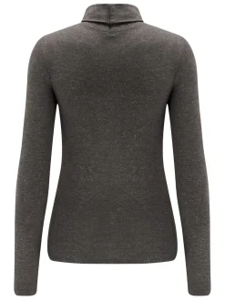 Pour Moi Glitter Charcoal Roll Neck Second Skin Thermal