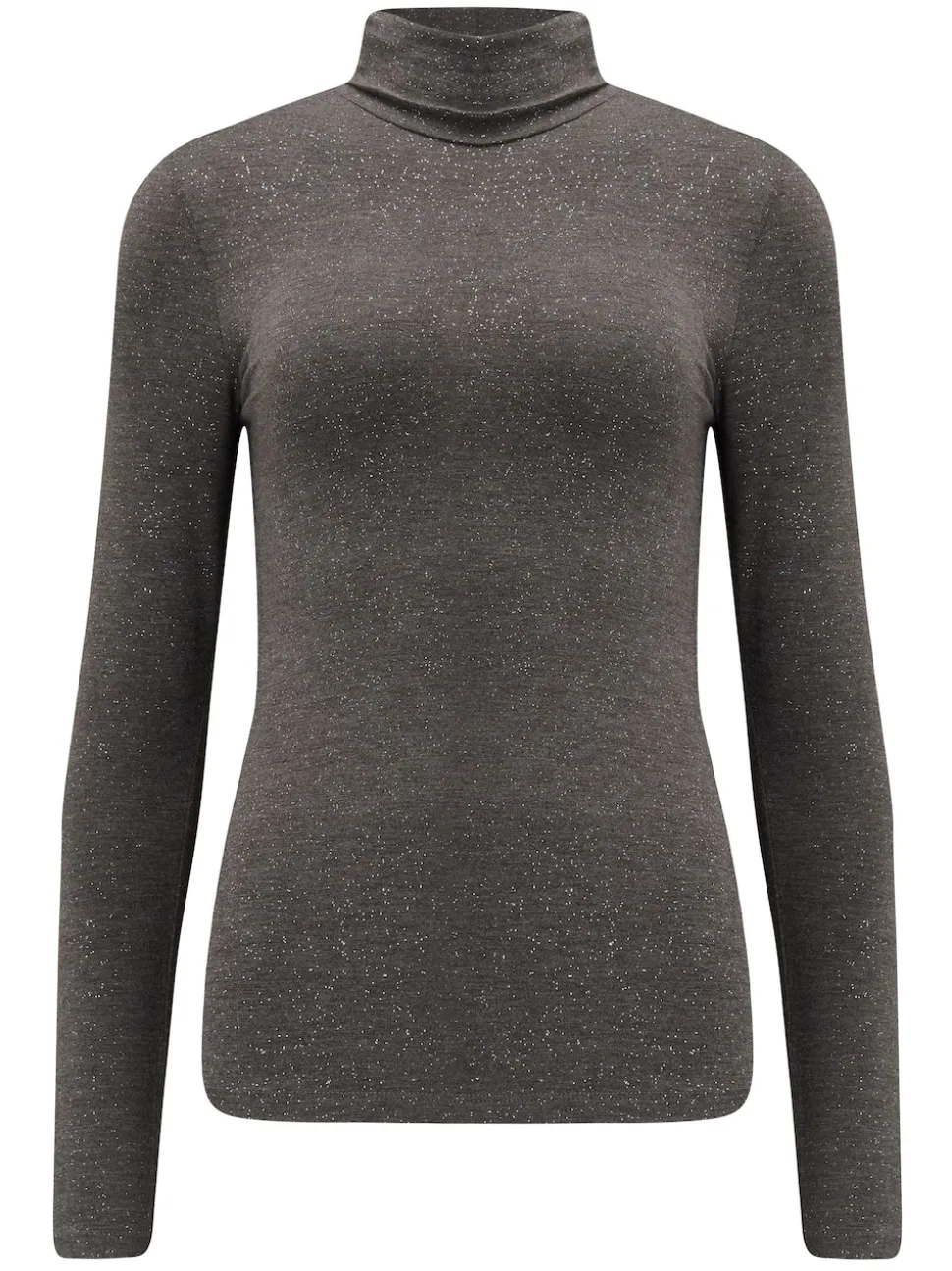 Pour Moi Glitter Charcoal Roll Neck Second Skin Thermal