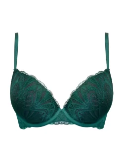 Pour Moi Green Push Up New Romance Bra