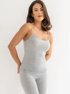 Pour Moi Grey Cami Second Skin Thermal
