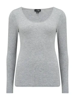 Pour Moi Grey Long Sleeve Second Skin Thermal