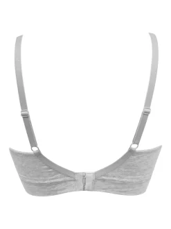 Pour Moi Grey Non Wired Love to Lounge Cotton Non Wired Bra