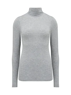 Pour Moi Grey Roll Neck Second Skin Thermal