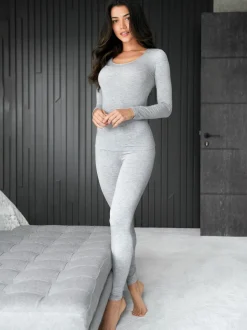 Pour Moi Grey Second Skin Thermals