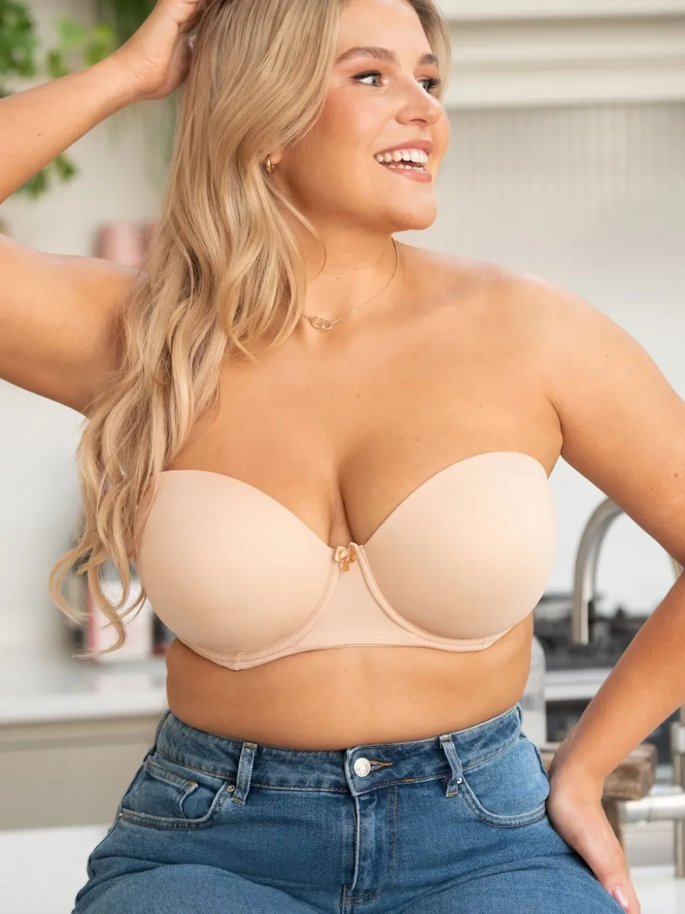 Pour Moi Natural Strapless Definitions Bra