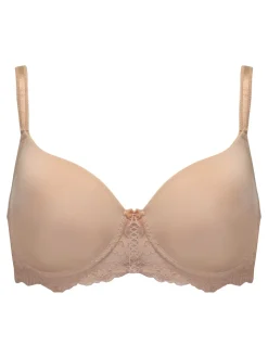 Pour Moi Nude Padded Fleur Balconette Bra