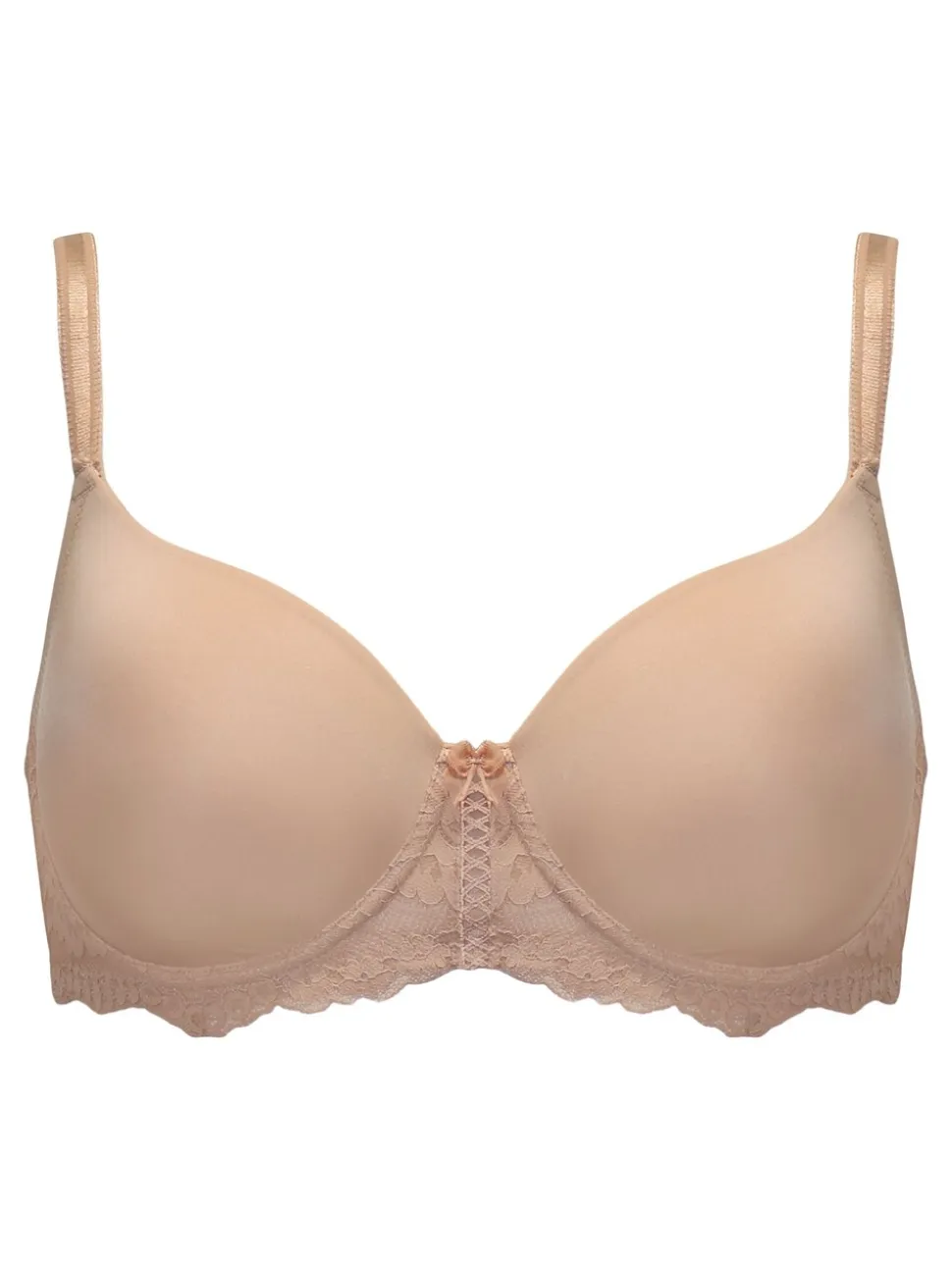 Pour Moi Nude Padded Fleur Balconette Bra