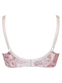 Pour Moi Pink Non Padded Bliss Printed Mesh Side Support Bra