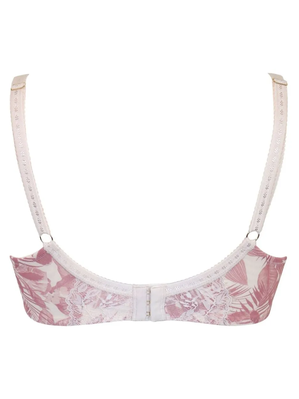 Pour Moi Pink Non Padded Bliss Printed Mesh Side Support Bra