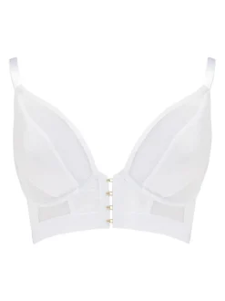 Pour Moi White India Front Fastening Underwired Bralette