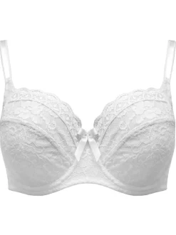 Pour Moi White Non Padded Rebel Bra