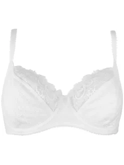Pour Moi White Non Padded Flora Underwired Bra