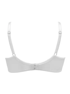 Pour Moi White Non Padded Underwired Fleur Balconette Bra