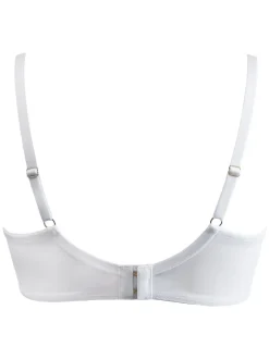 Pour Moi White Non-Padded India Eyelash Lace Bra