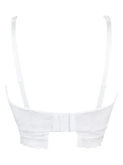 Pour Moi White Strapless Rebel Bra