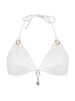 Pour Moi White Triangle St Barts Bikini Top