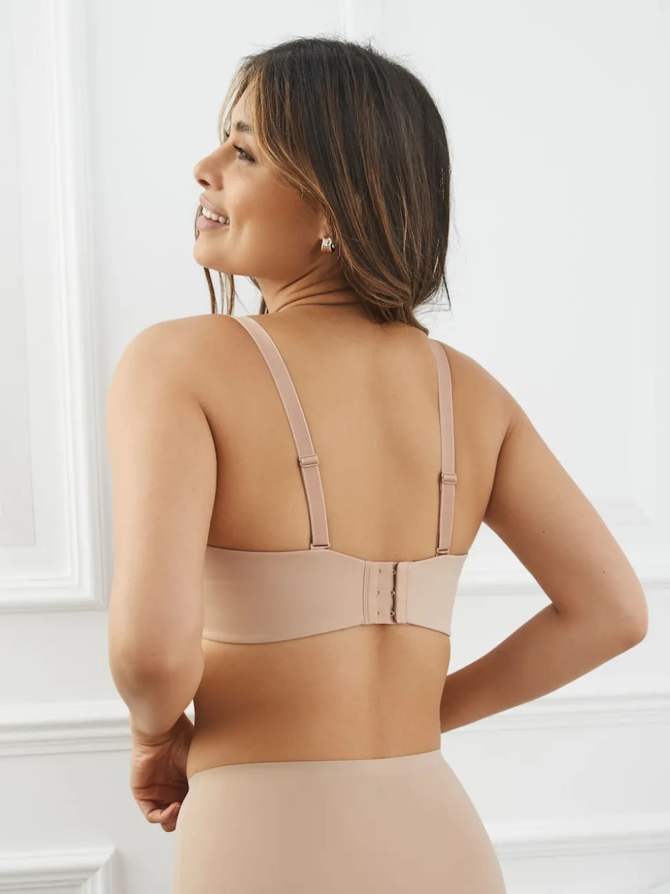 Praline Nude DD+ Non Pad Minimise Strapless Bandeau Bra